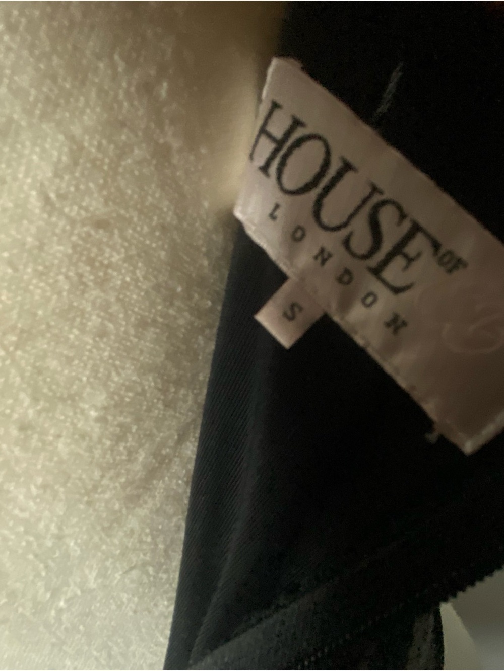 House of CB Black Ruched Mesh Corset Bodysuit Size Small - Picture 8 of 9